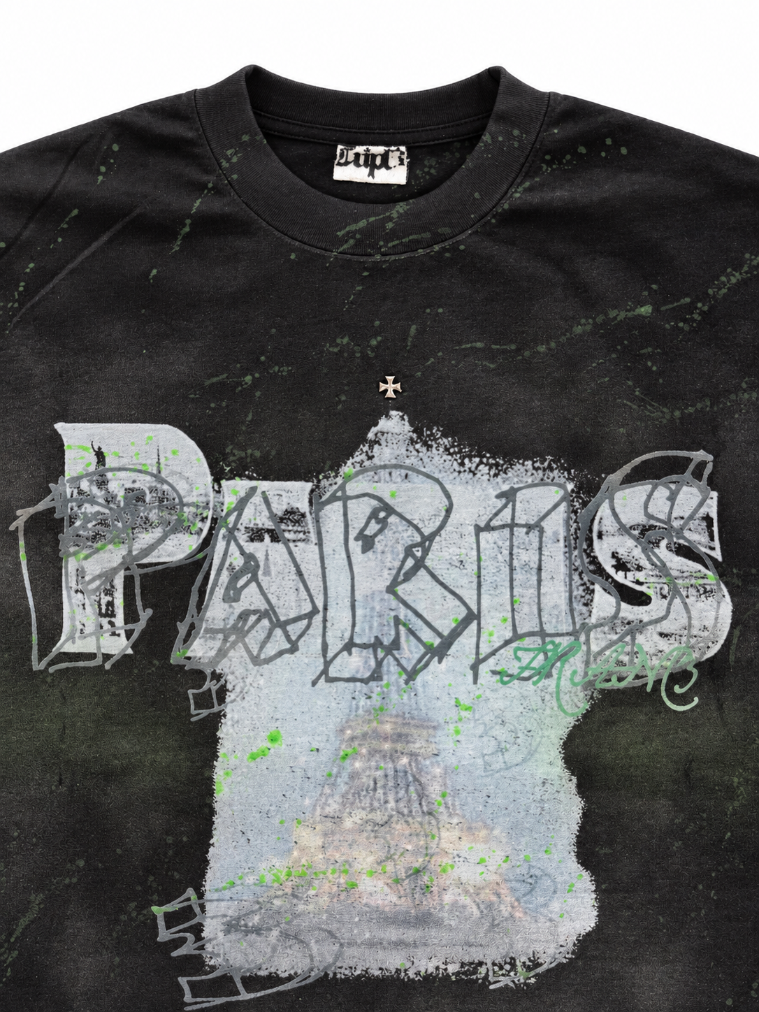 T-shirt TRIPL3 Green Paris