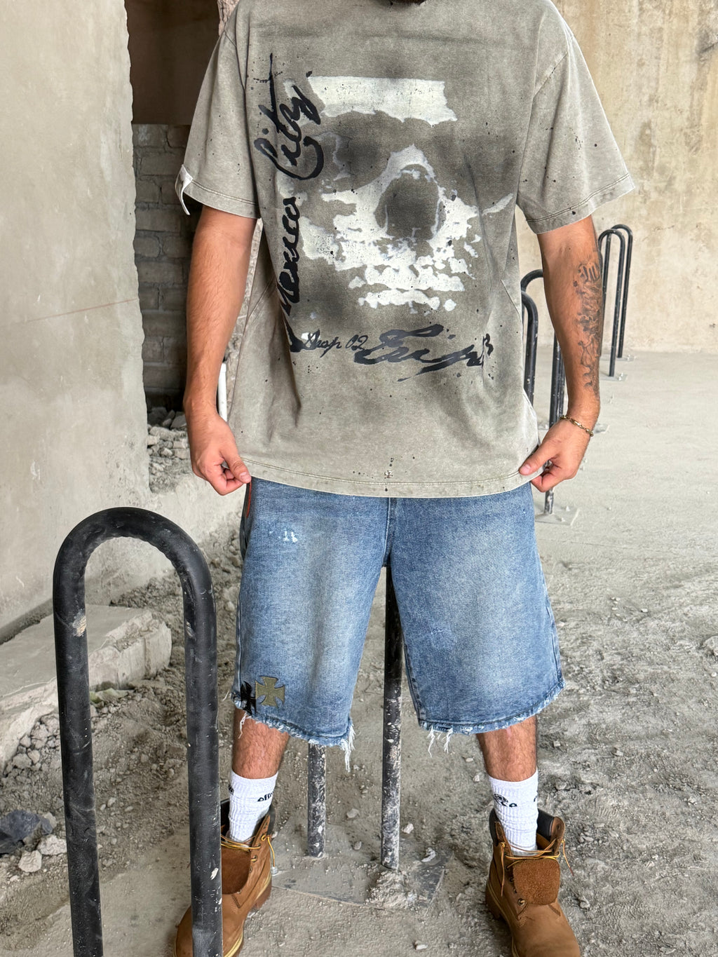 T-shirt TRIPL3 GREEN DEAD