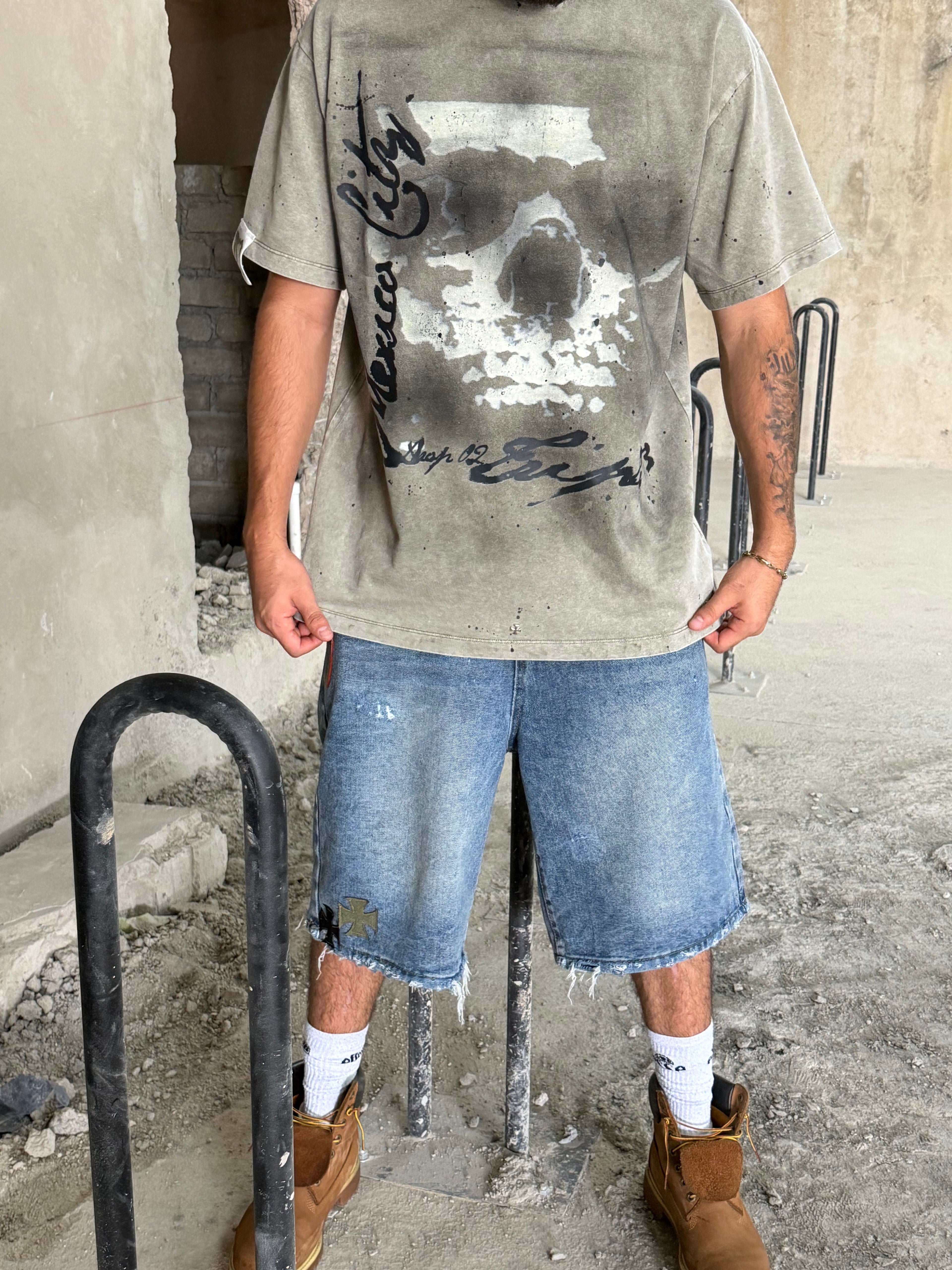 T-shirt TRIPL3 GREEN DEAD
