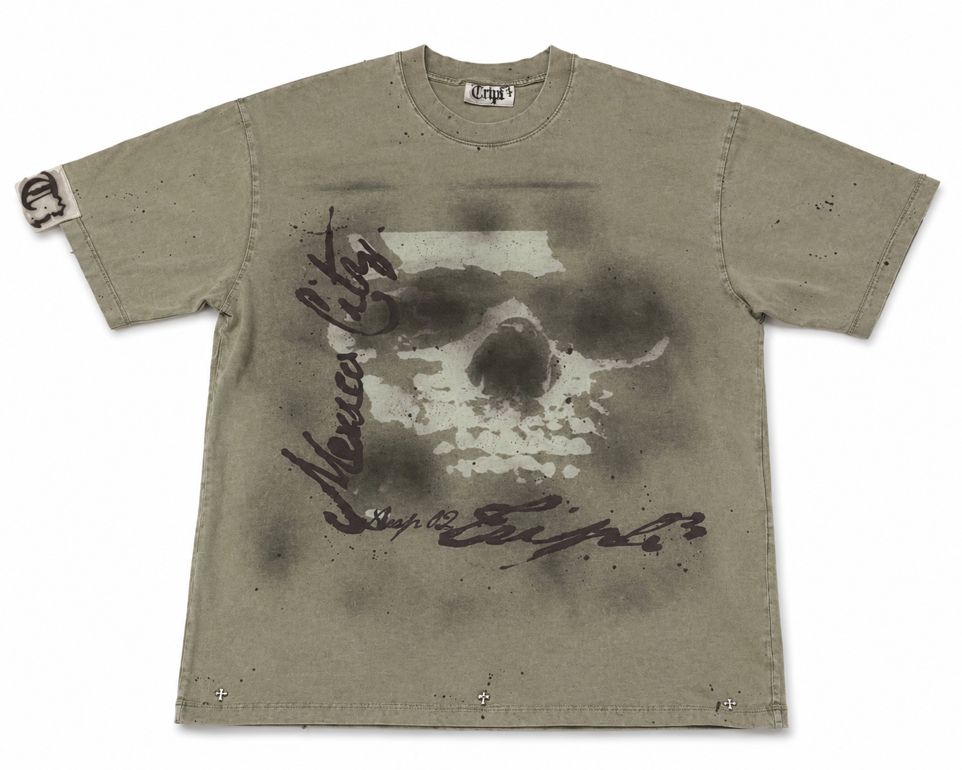 T-shirt TRIPL3 GREEN DEAD